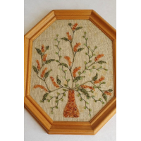 Wandversiering met halfedelstenen en/of edelstenen